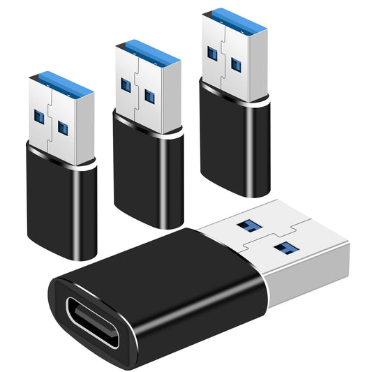 USB C to USB Adapter for Apple Watch USBA Female to USBC Male Adapter for iPhone, Airpods, MacBook, Samsung (A to C)