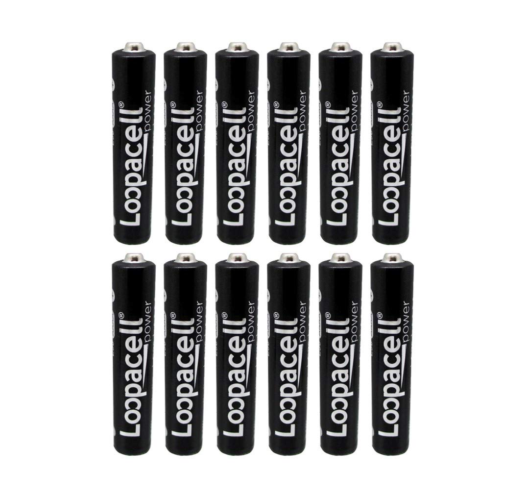LOOPACELL AAAA Quadruple A E96 Batteries 12 Pack