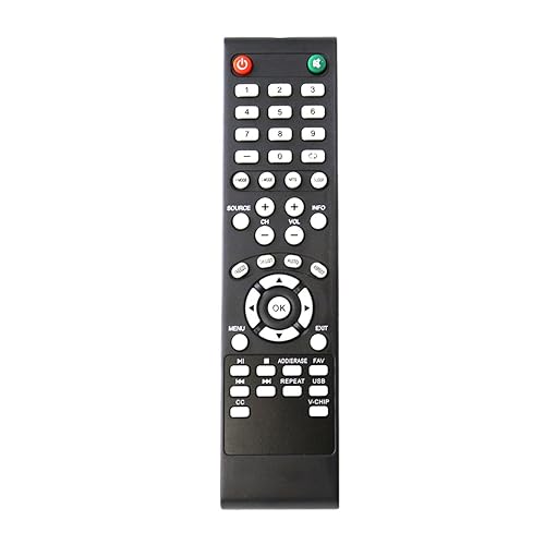 ZdalaMit Replacement TV Remote Control Applicable for Element TV ELEFW408 ELEFW328 ELEFW605 ELEFW606 ELEFW601 ELEFW231 ELEFW40C ELEFW605 ELEFW504A