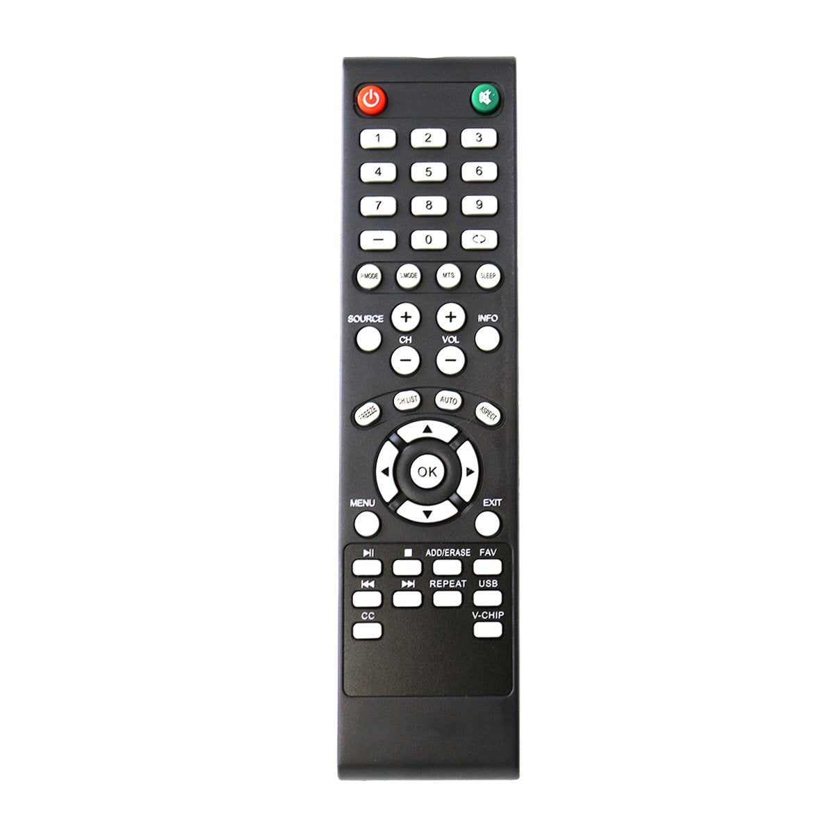 ZdalaMit Replacement TV Remote Control Applicable for Element TV ELEFW408 ELEFW328 ELEFW605 ELEFW606 ELEFW601 ELEFW231 ELEFW40C ELEFW605 ELEFW504A