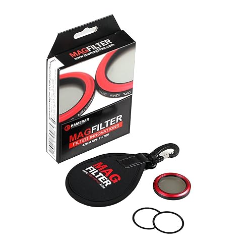 Kamerar MagFilter 44mm Circular Polarizer Filter (CPL) with Carrier Bag for Compact Camera, Sony RX 100 IV, V VI, VII, Canon Canon G5X Mark I II G7X
