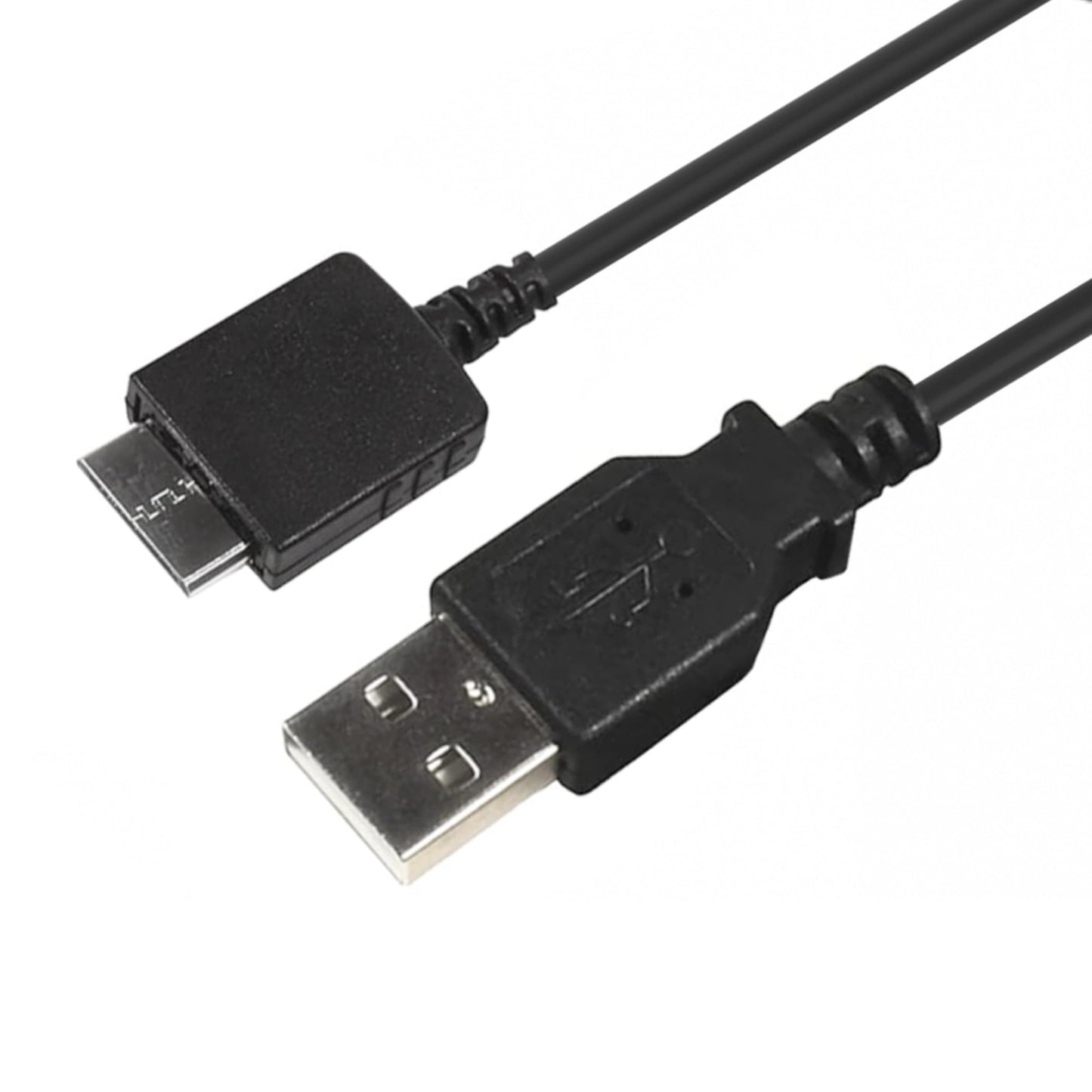 HQRP USB Cable/Cord Compatible with Sony NWZ-E435, NWZ-E436F, NWZ-E438F, NWZ-E443, NWZ-E443K Walkman MP3 / MP4