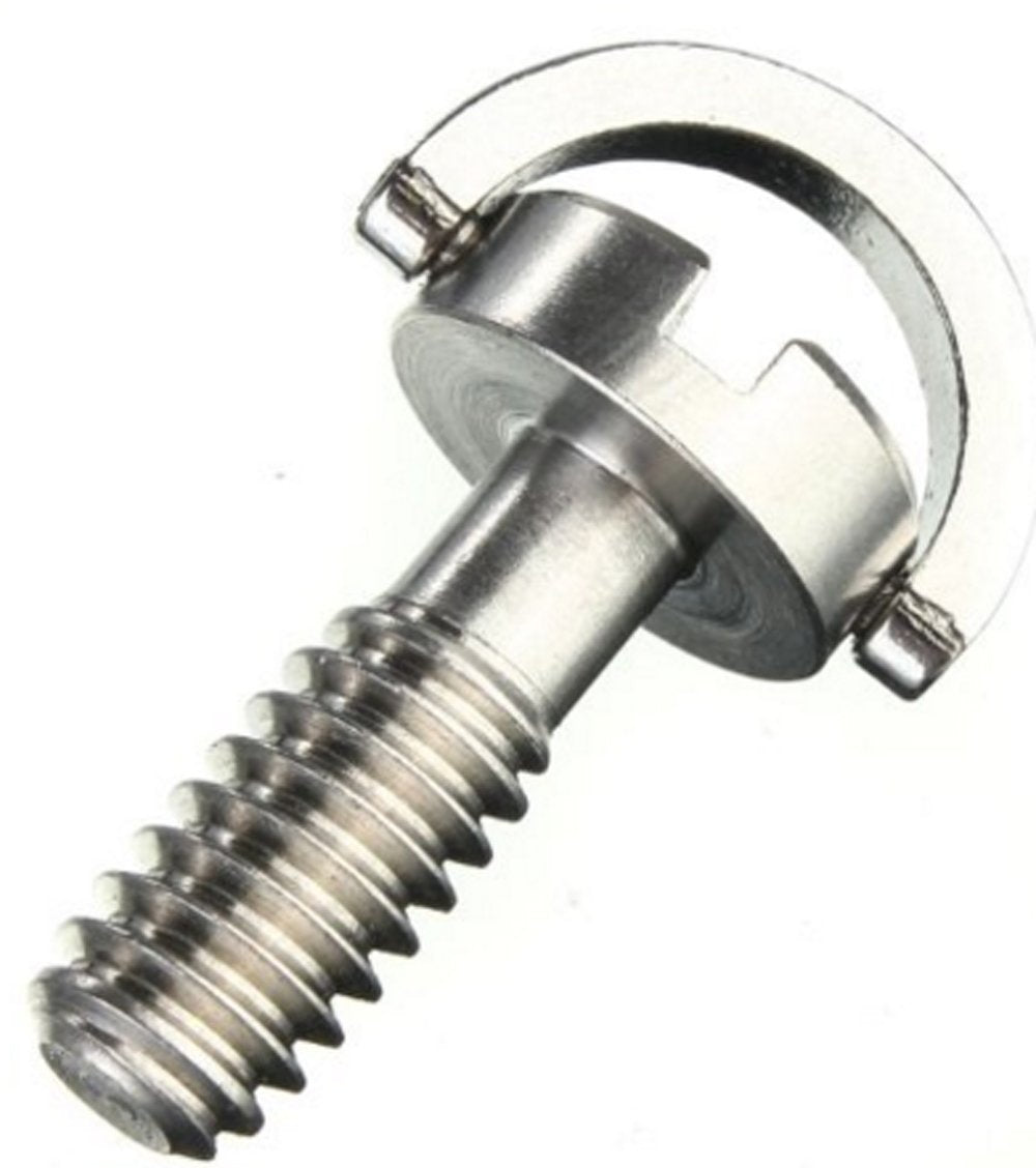 Tripod Screw Adapter,2Pcs 1/4" Camera Tripod Screws,DRing Screw,2 Pack
