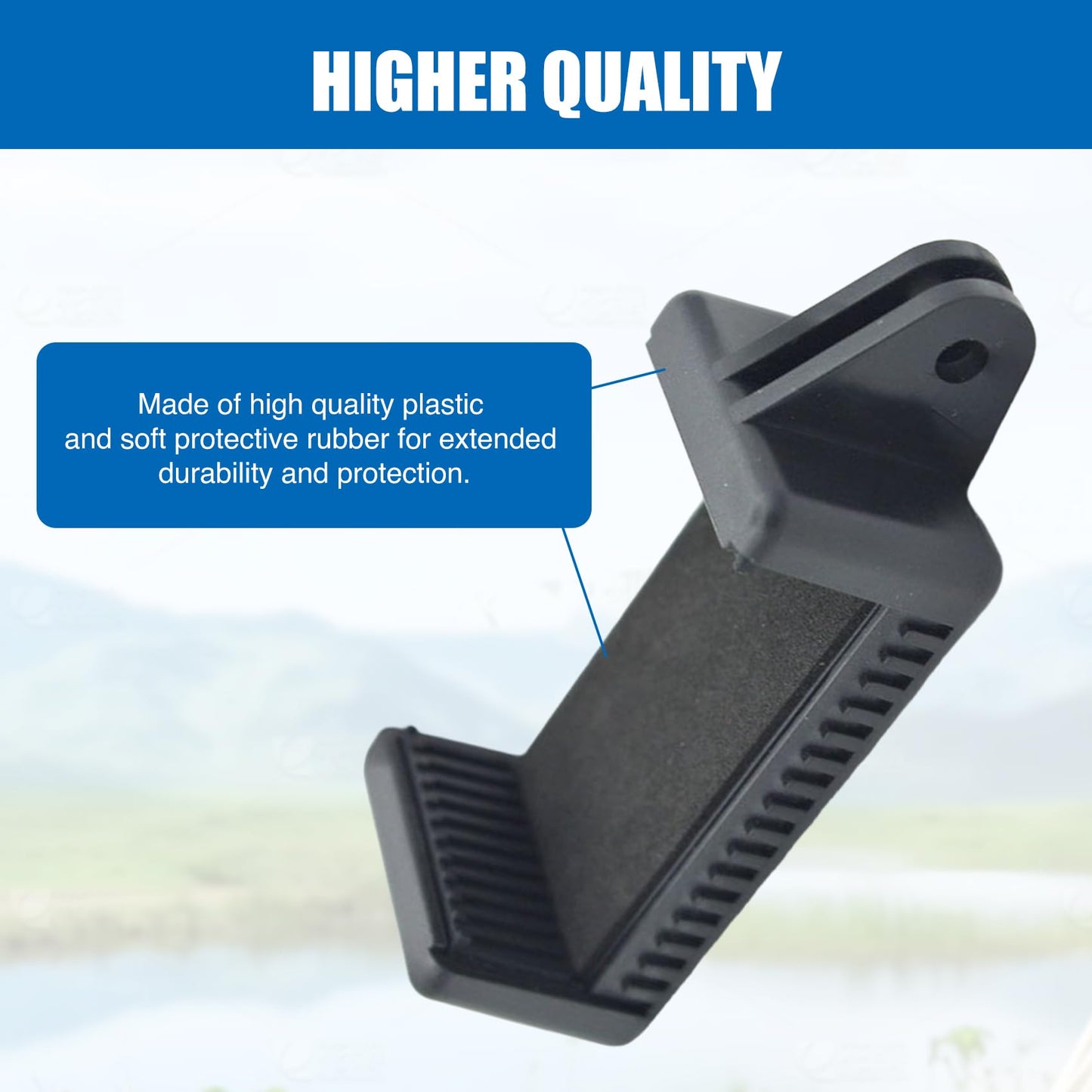 Eforlike 2 Pack Universal Smartphone Holder w/GoPro Style Mount Attachment for Any Phone. Connect Your Phone or GPS to Any GoPro Mount. Compatible