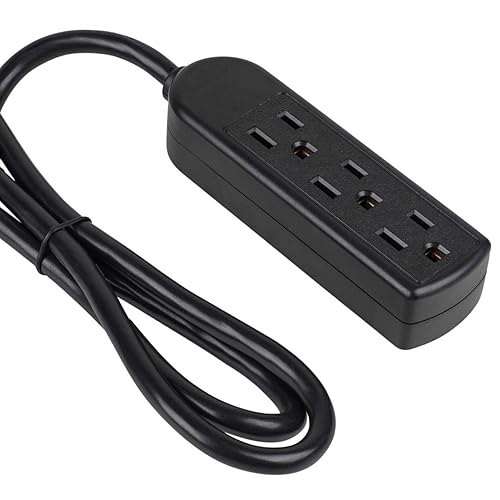 Parts Express 3 Outlet Strip with 3 ft. Cord UL (1)