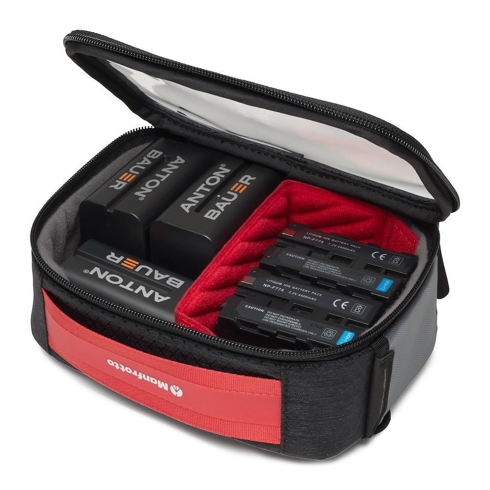 Manfrotto Pro Light Tech Organizer S Camera Accessories Pouch Small for Batteries Chargers Cables (MB PL-to-S)