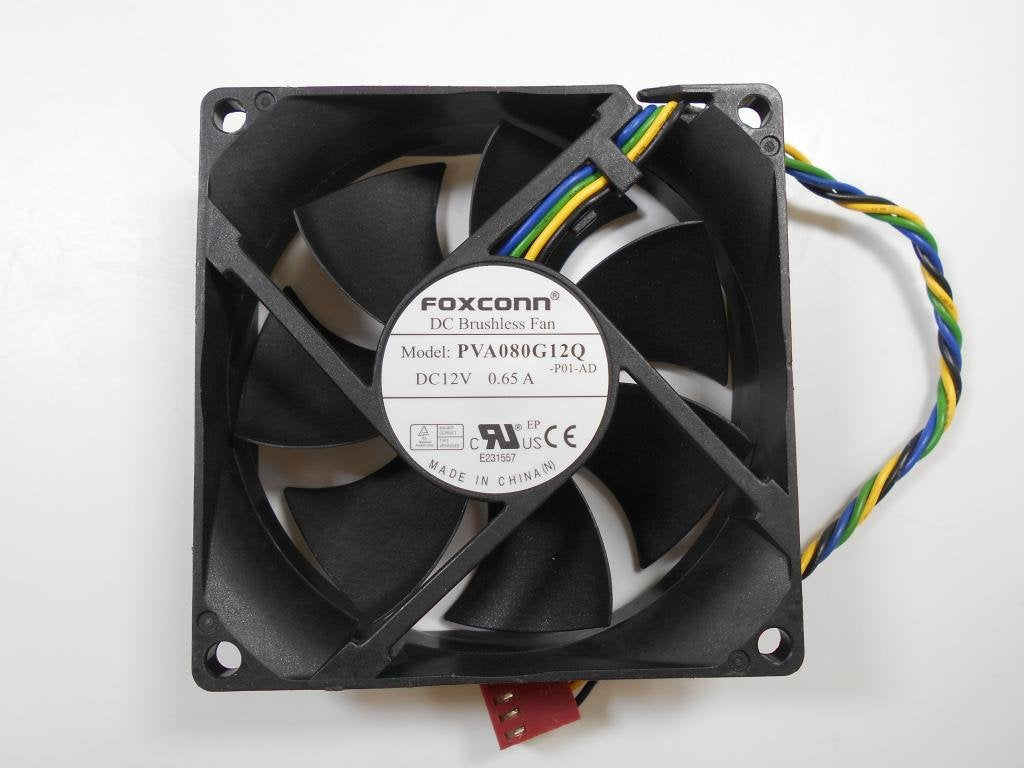 Foxconn PVA080G12Q 12V 0.65A 80mm 8025 4Pin PWM Hydraulic Seal Bearing Big Airflow CPU Cooling Fan