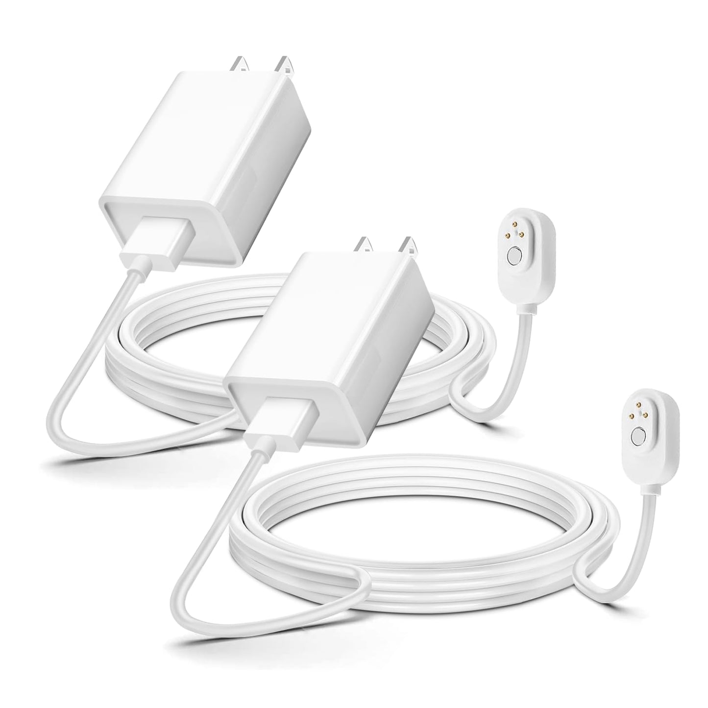 10ft Charging Cord Cable 2 Pack Magnetic Charger for Arlo Ultra 1 2 | Arlo Pro 3 4 5 2K Arlo Go 2 Indoor Outdoor Arlo Camera Charger Charging Cable