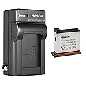 Kastar 1-Pack Battery and AC Wall Charger Replacement for DJI AB1 & DJI OSMO Action Camera, DJI OSMO 4K Waterproof WiFi HDR Video 145° Angle Black