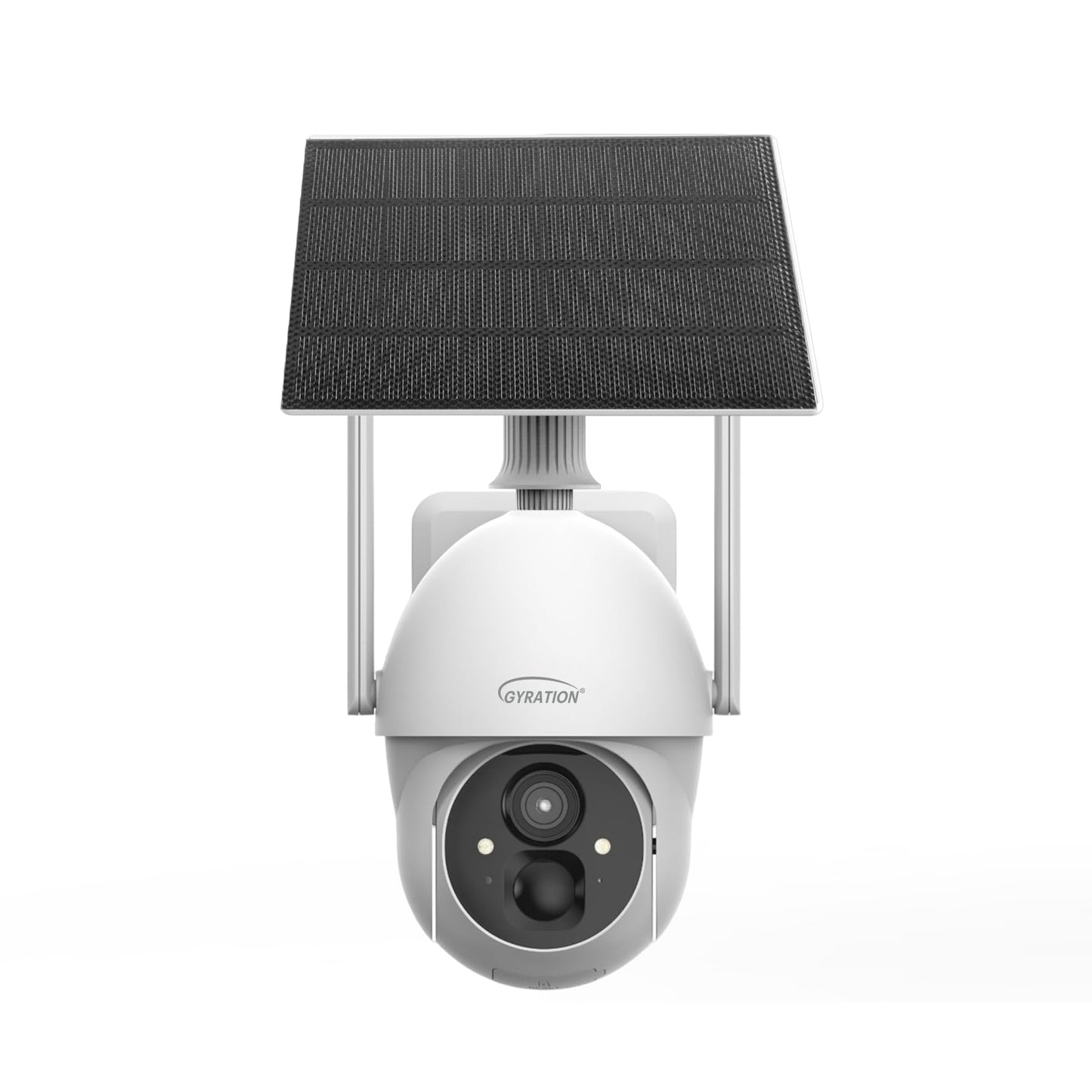 GYRATION 360 Degree Smart WiFi Wireless PTZ Dome Security Camera with Solar Panel