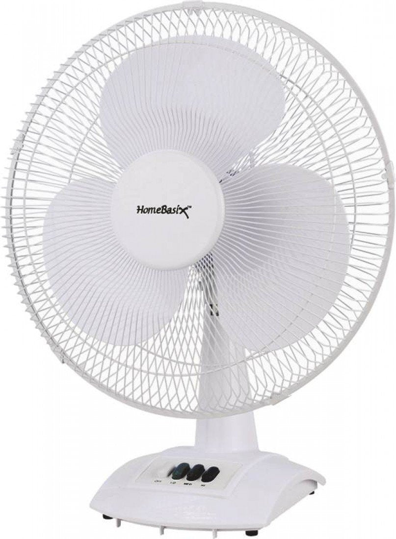 HOMEBASIX FT-40 3-Speed Oscillating Table Fan, 16-Inch