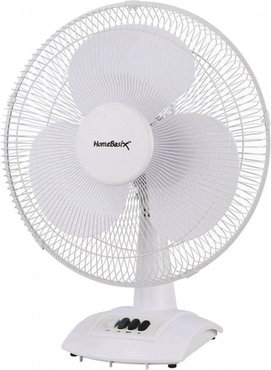 HOMEBASIX FT-40 3-Speed Oscillating Table Fan, 16-Inch