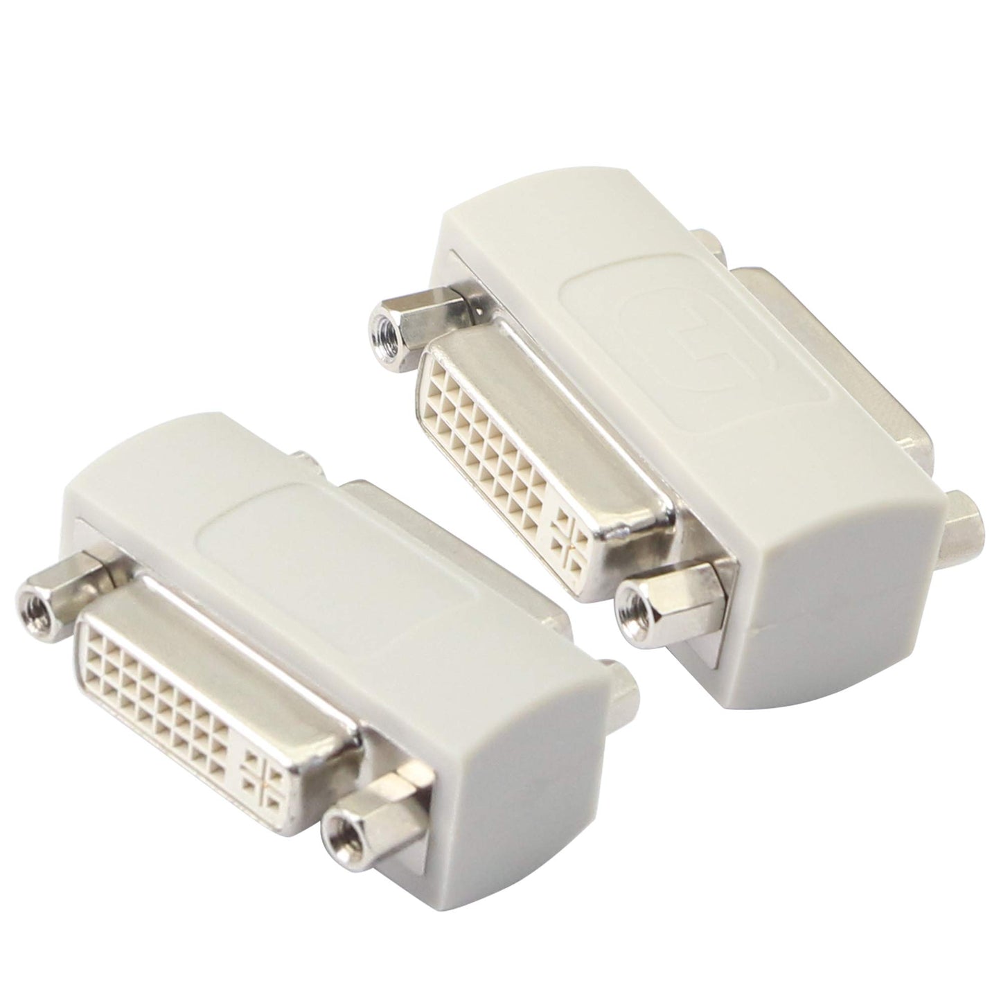 PNGKNYOCN DVI Female to Female Coupler, DVI24+5/DVI-I Serial Cable Signal Extender, YOUCHENG for Extend and Connect Two DVI Cables?2-Pack?