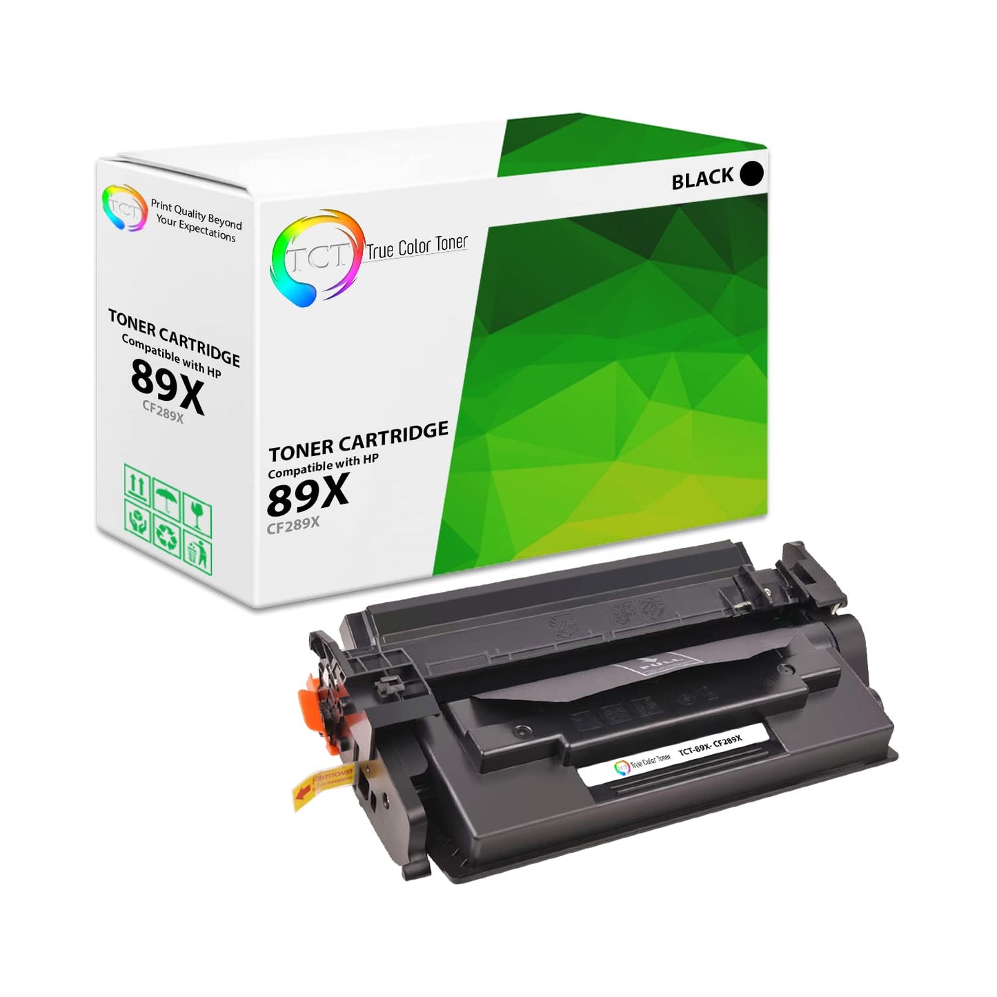 TCT 89X Toner Cartridge - Compatible Replacement for HP 89X CF289X Black High Yield Works with HP LaserJet Enterprise M507, MFP M528 Printers (10,000