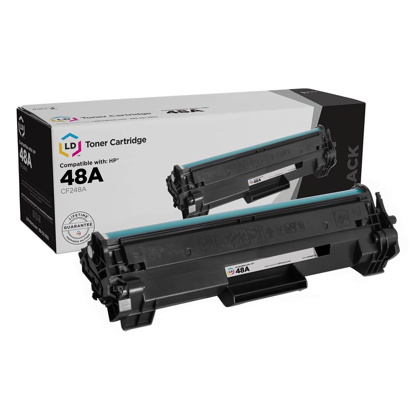 LD Products Compatible Replacement Toner Cartridges for HP 48A / CF248A for HP LaserJet M15w M15 MFP M29a M29w M28 M28a M28w M30w M31w M31 M14 M17
