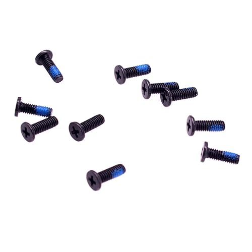 10X M2.5 x 7mm Back Plate Replacement Screw D Bottom Cover Case Screws Set for Dell Inspiron 13 5000 5368 5378 5379 and 13 7000 Series 2-in-1 Laptop