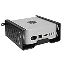JinLunar Metal Mac mini PC Mount Compatible with 2024 Mac mini M4/M4 Pro Stand VESA Mount with Anti-Theft,Under Desk Mount and Wall Mount with Lock