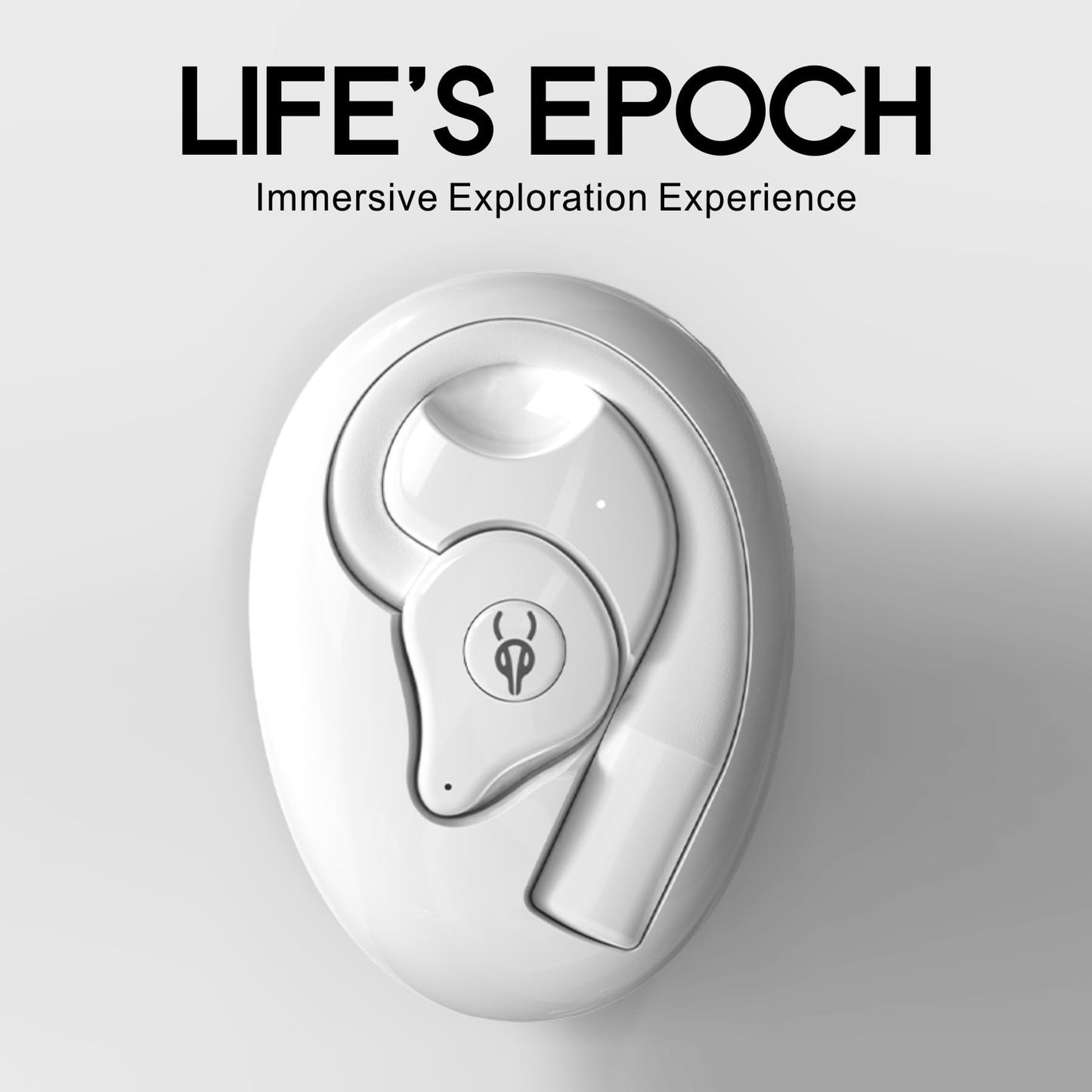 ICESOMNUS Sabbat Q12 Jurassic-Themed Open-Ear Bluetooth 5.4 Headphones, Ear-Hook Wireless Earbuds, Non-in-Ear Sport Running Earphones, High-Fidelity…