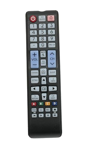 Replaced Remote Control Compatible for Samsung UN32M530D UN55NU7100 UN49M530DA UN65NU7300 UN40M5300AF UN55NU7100 UN43M530DAF UN43NU6900FXZA Smart LED