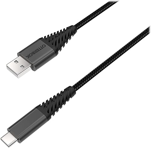 OtterBox USB-A to USB-C Cable (3m) - Retail Packaging - Black