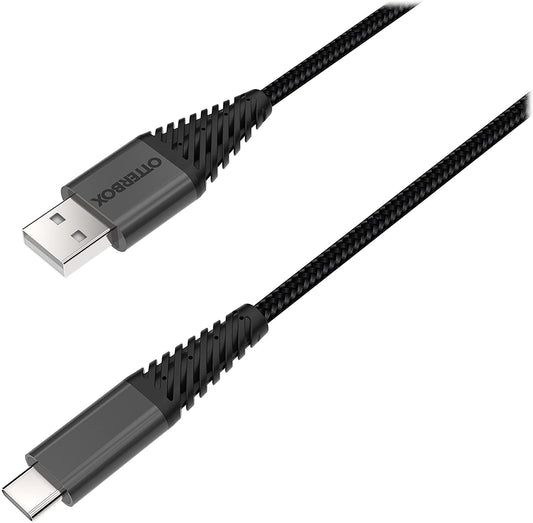 OtterBox USB-A to USB-C Cable (3m) - Retail Packaging - Black