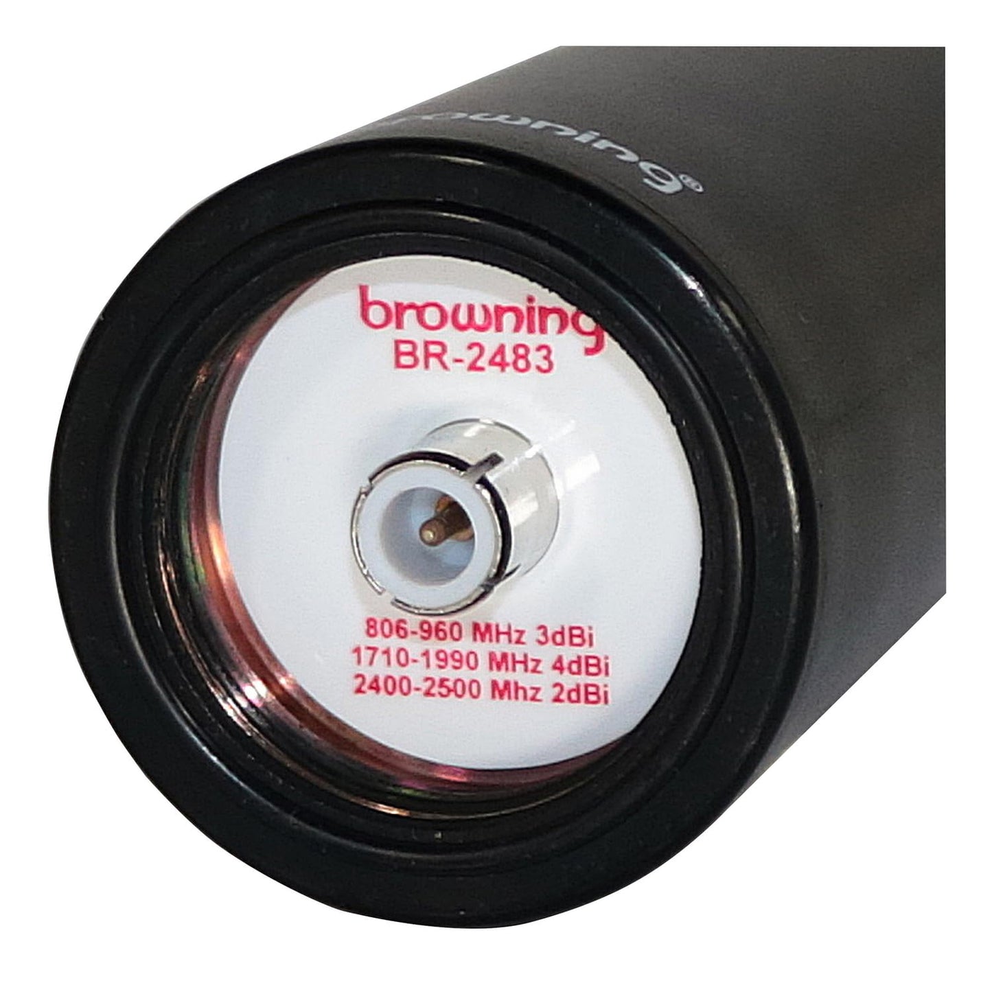 Browning 5G/4G/3G/LTE/WiFI/Cellular 4 dBi Gain 806 MHz to 2500 MHz Tri-Band Antenna Hole Mount Kit w/17ft. Low Loss Cable and SMA