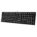 Adesso AKB-670UB Mechanical Keyboard with Copilot AI Hotkey - Blue Switch, Multi-OS Compatible | Enhanced Productivity with Tactile Feel