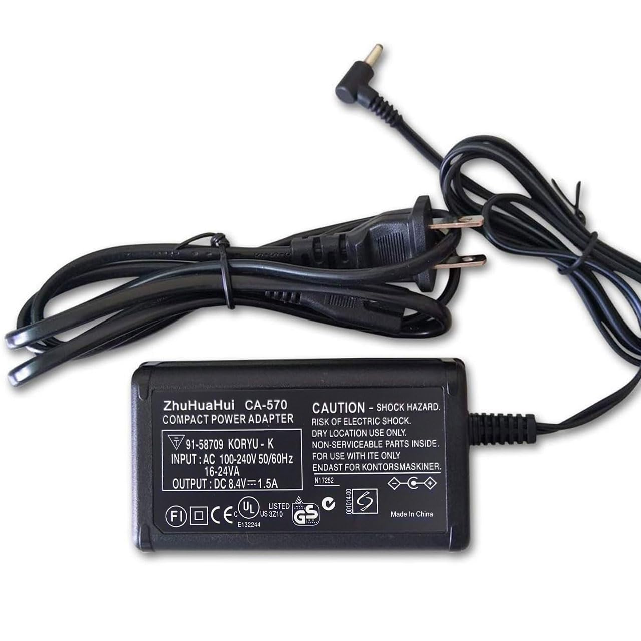 CA-570 AC Adapter Charger Compatible with Canon VIXIA HV/HF/HG Series: VIXIA HV10 VIXIA HV20 VIXIA HV30 VIXIA HF M32 VIXIA HF10 VIXIA HF11 VIXIA HF200