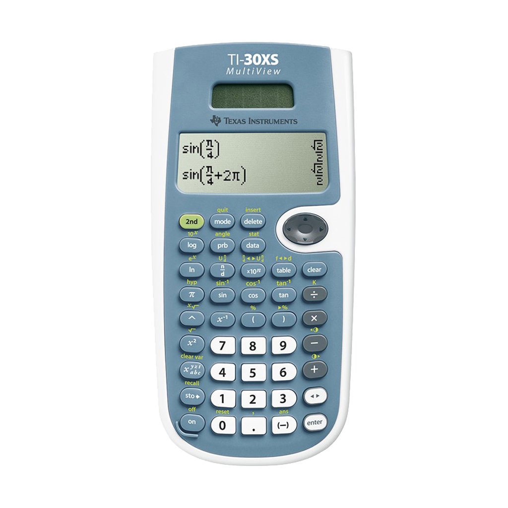 TI 30 XS Multiview Scientific Calculator + WYNGS Protective Case Black