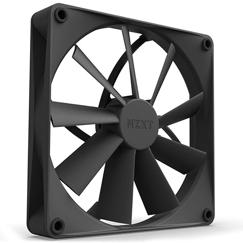 NZXT AER F140Q Black - High Performance Airflow Fans - Single
