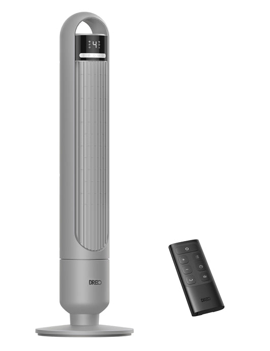 DREO Tower Fan for Bedroom, 26ft/s Velocity, 90° Oscillating, 8H Timer