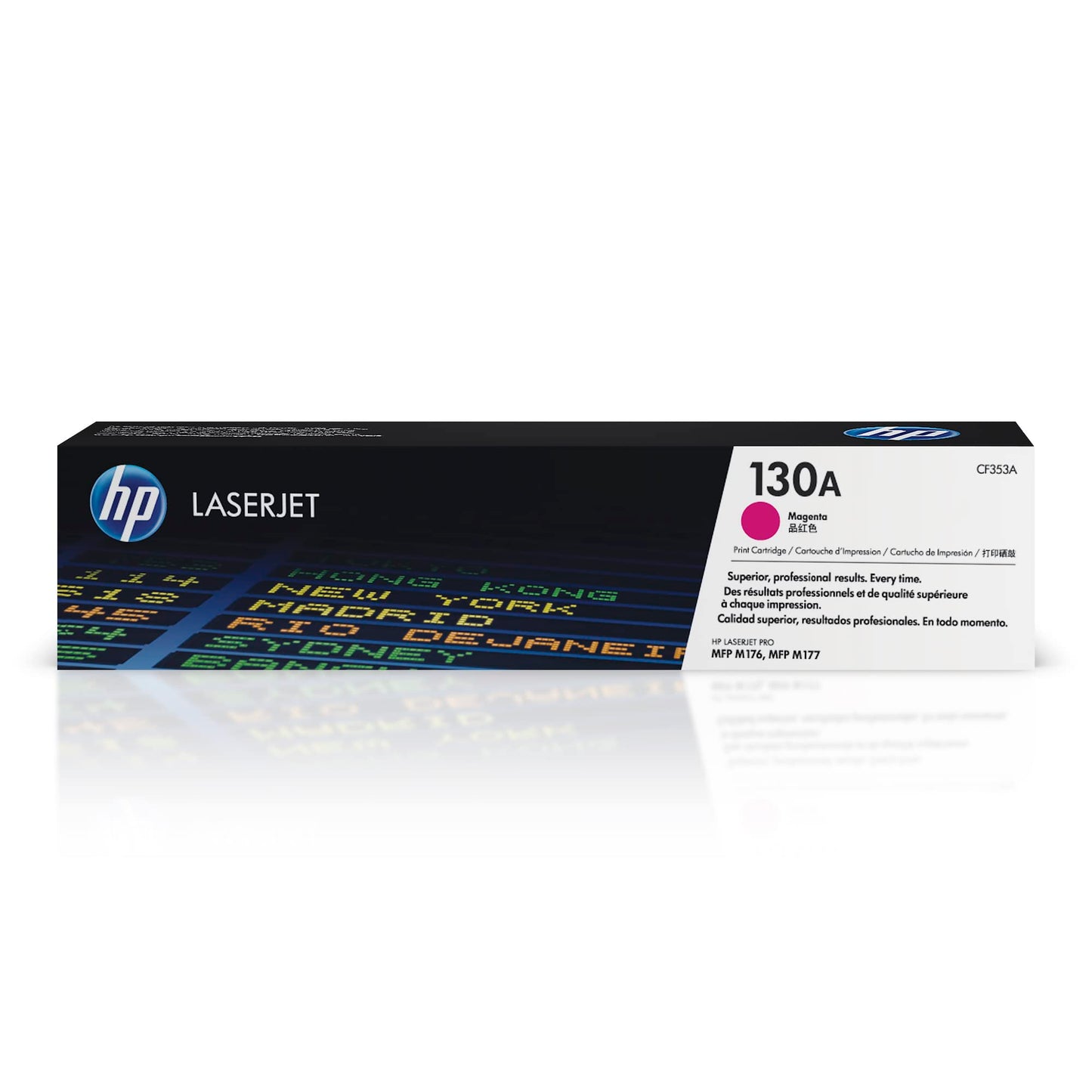 HP 130A Magenta Toner Cartridge | Works Color LaserJet Pro MFP M176, M177 Series | CF353A