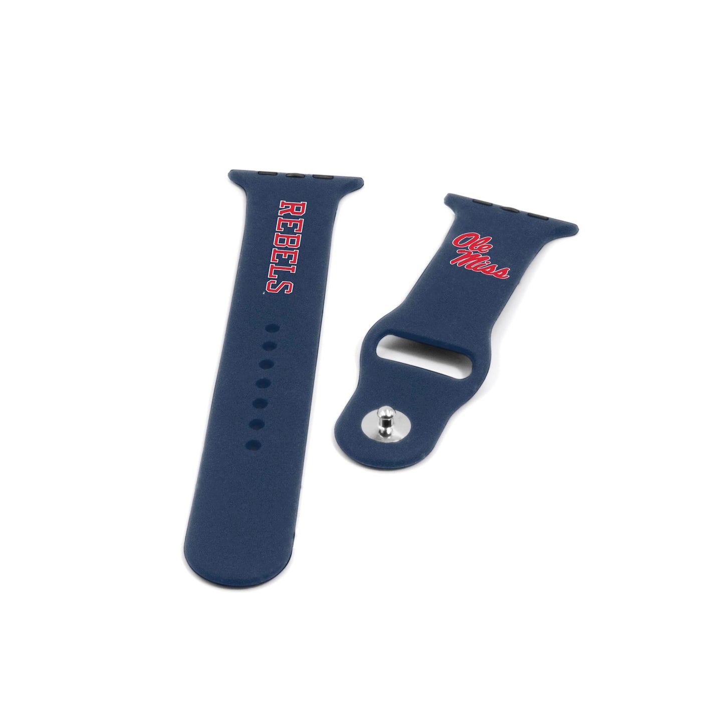 SOAR NCAA Silicone Watch Band 42mm, Ole Miss Rebels