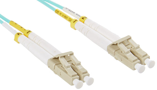 Add-On Computer Products Add-On Computer 1m Laser Optimized Multi-Mode Fiber Duplex LC/LC OM3 Aqua Patch Cable (ADD-LC-LC-1M5OM3)