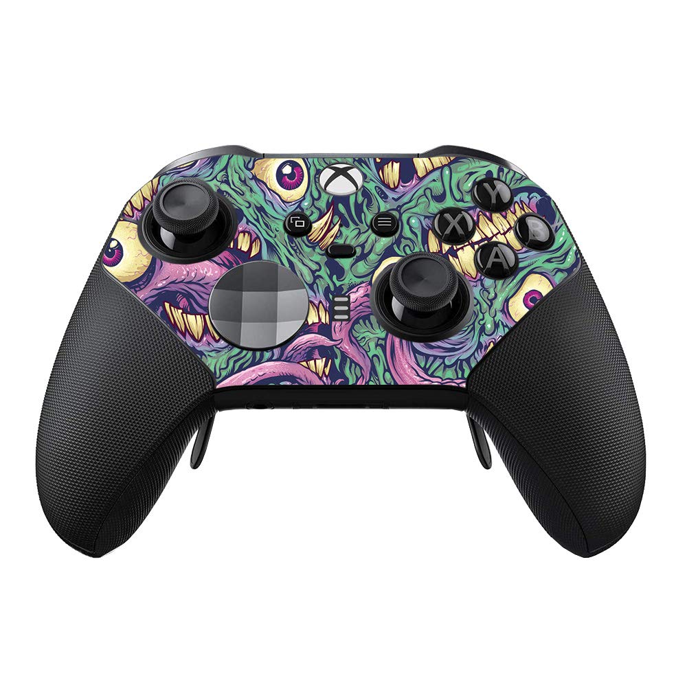 MightySkins Skin Compatible with Xbox Elite Series 2 Controller - Eyes and Teeth | Protective, Durable, and Unique Vinyl Decal wrap Cover | Easy