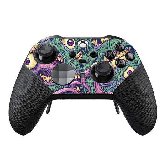 MightySkins Skin Compatible with Xbox Elite Series 2 Controller - Eyes and Teeth | Protective, Durable, and Unique Vinyl Decal wrap Cover | Easy