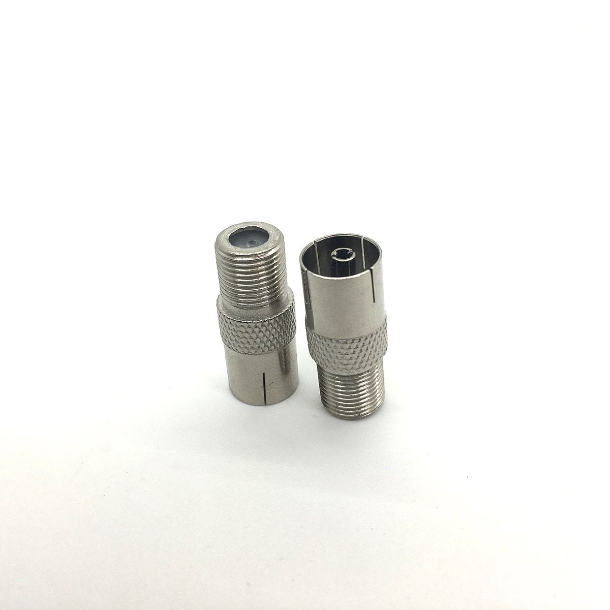 uxcell 2pcs Antenna CATV TV FM PAL Female to F Female Jack RF Coax Adapter