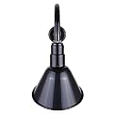 CANARM BL10WACBK Outdoor Aluminum Barn Light , Black , 10 Inch