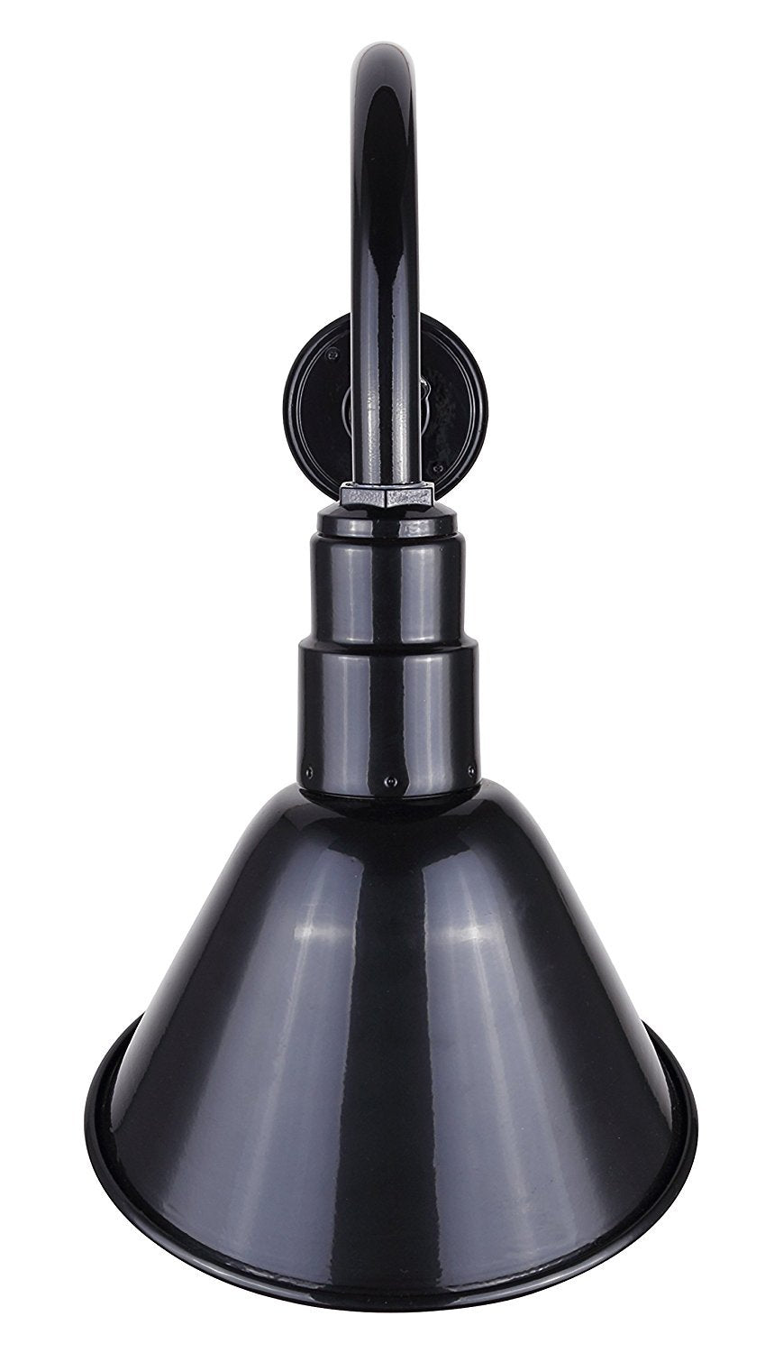 CANARM BL10WACBK Outdoor Aluminum Barn Light , Black , 10 Inch