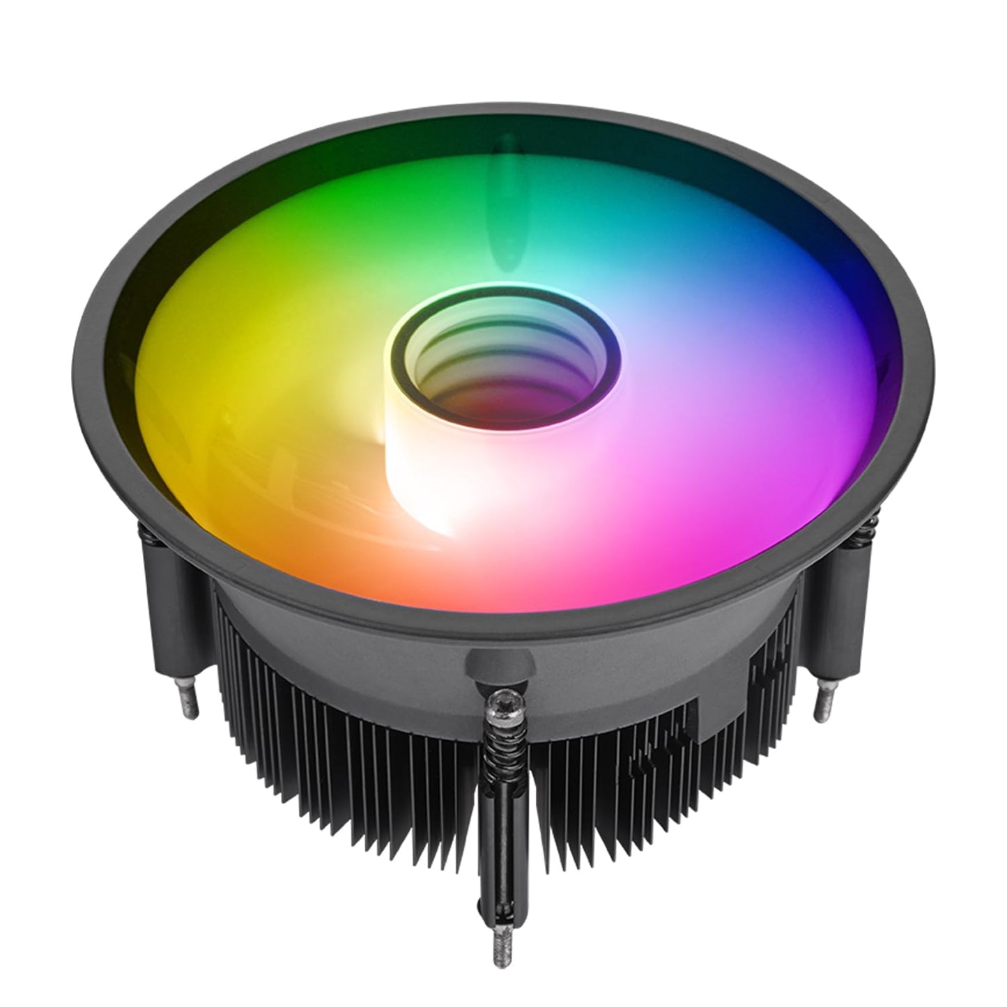 Thermaltake UX150 ARGB CPU Cooler; Copper Base/Aluminum Fins; 130mm PWM Fan; 500~2400 RPM; LGA 1851/1700/1200/1156/1155/1151/1150; Infinity Mirror