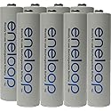 Eneloop 70-ZP2A-6D26 AAA 4th generation NiMH Pre-Charged Rechargeable 2100 Cycles Battery with Holder 8 Count(Pack of 1)