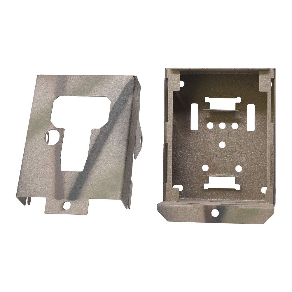 CAMLOCKBOX Theft-Deterrent Powder-Coated Steel Security Box Compatible with Covert Code Black LTE Wireless Scouting Game Cameras (60120)