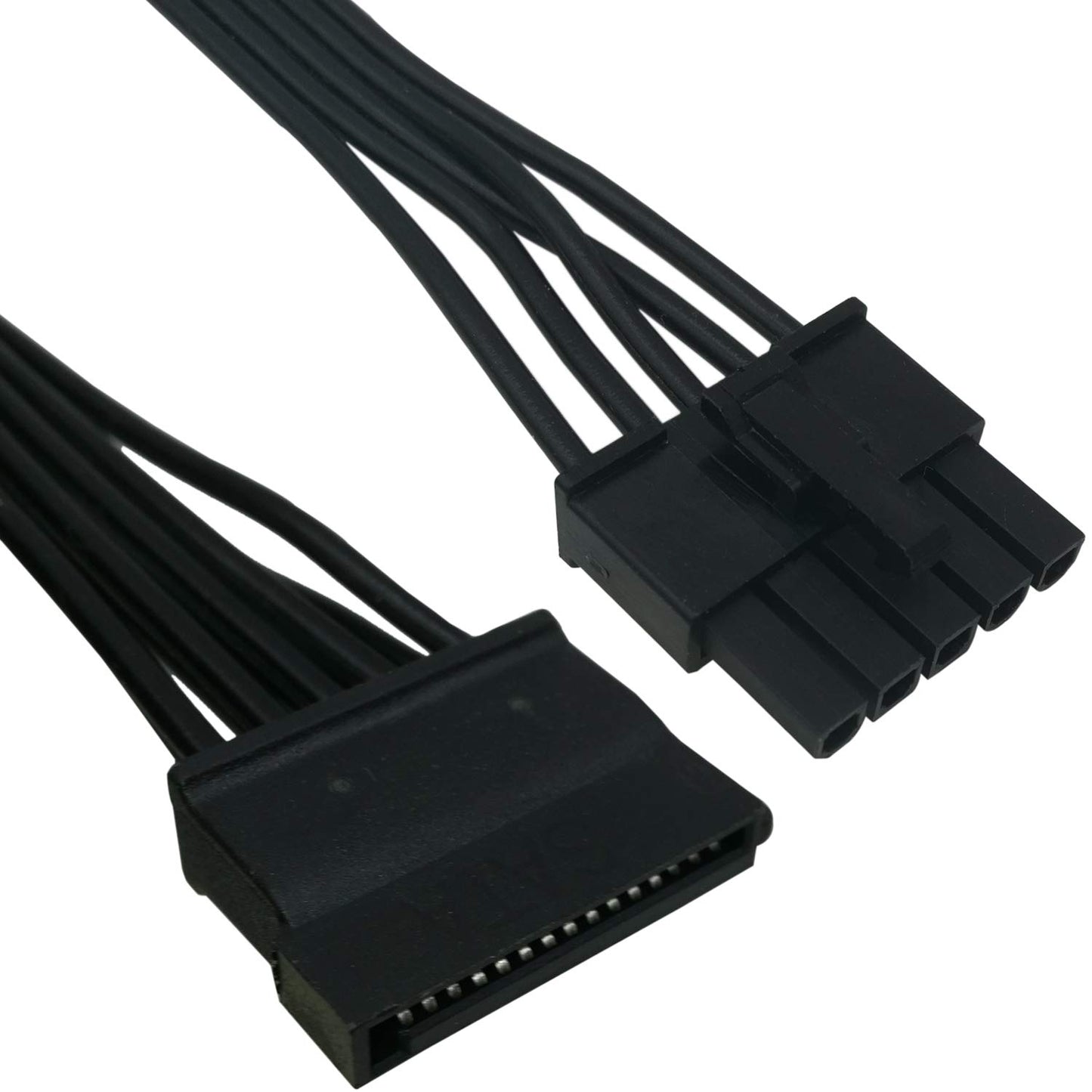 COMeap SATA Power Cable for Cooler Master PSUs, 5 Pin to 3X 15 Pin SATA Hard Drive HDD Power Adapter Splitter for BTC Mining Riser Card 20-in(50cm)