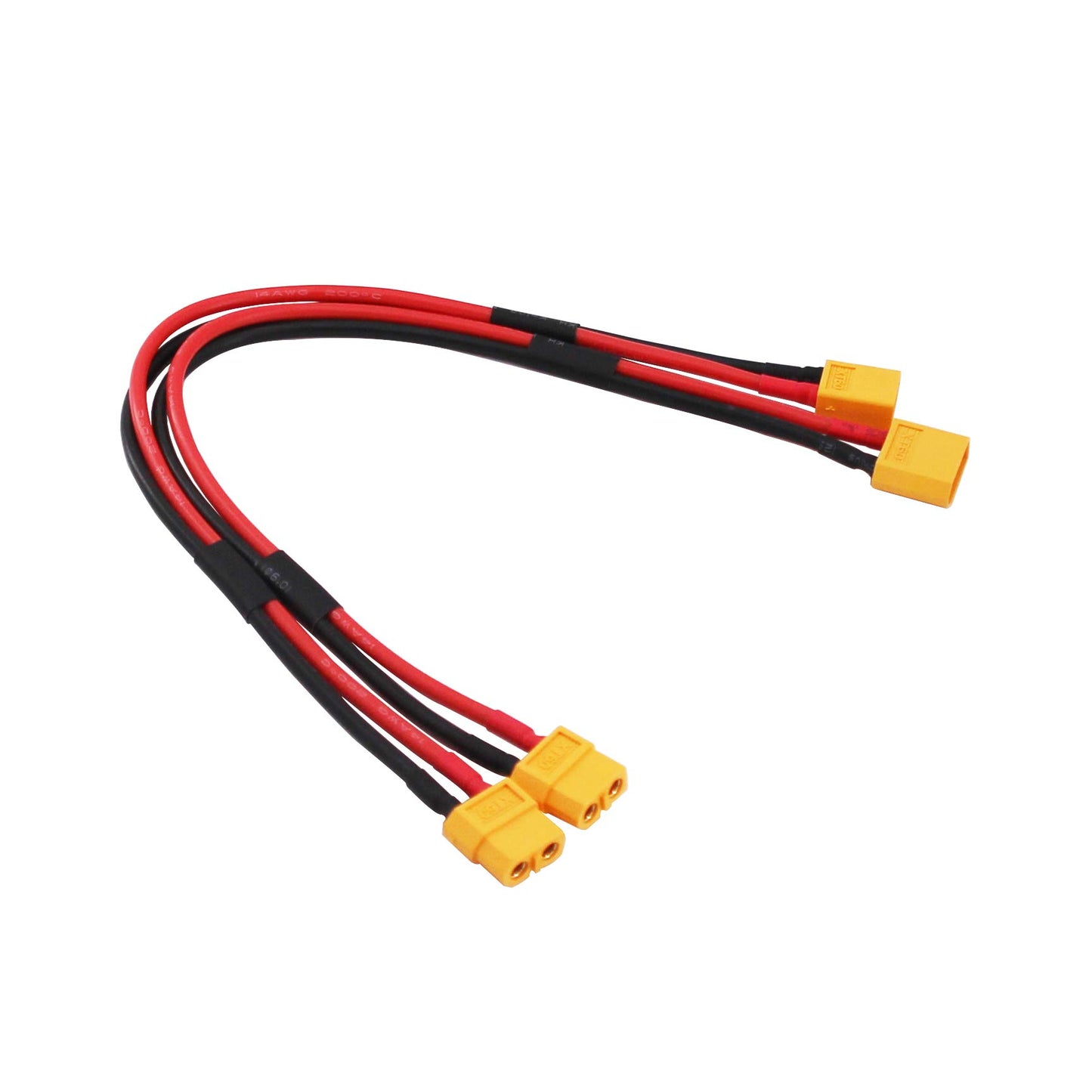 OliRC 2pcs XT60 M to XT60 FM Adapter Extension Female Male for RC Battery 14awg 30cm(C152-2)