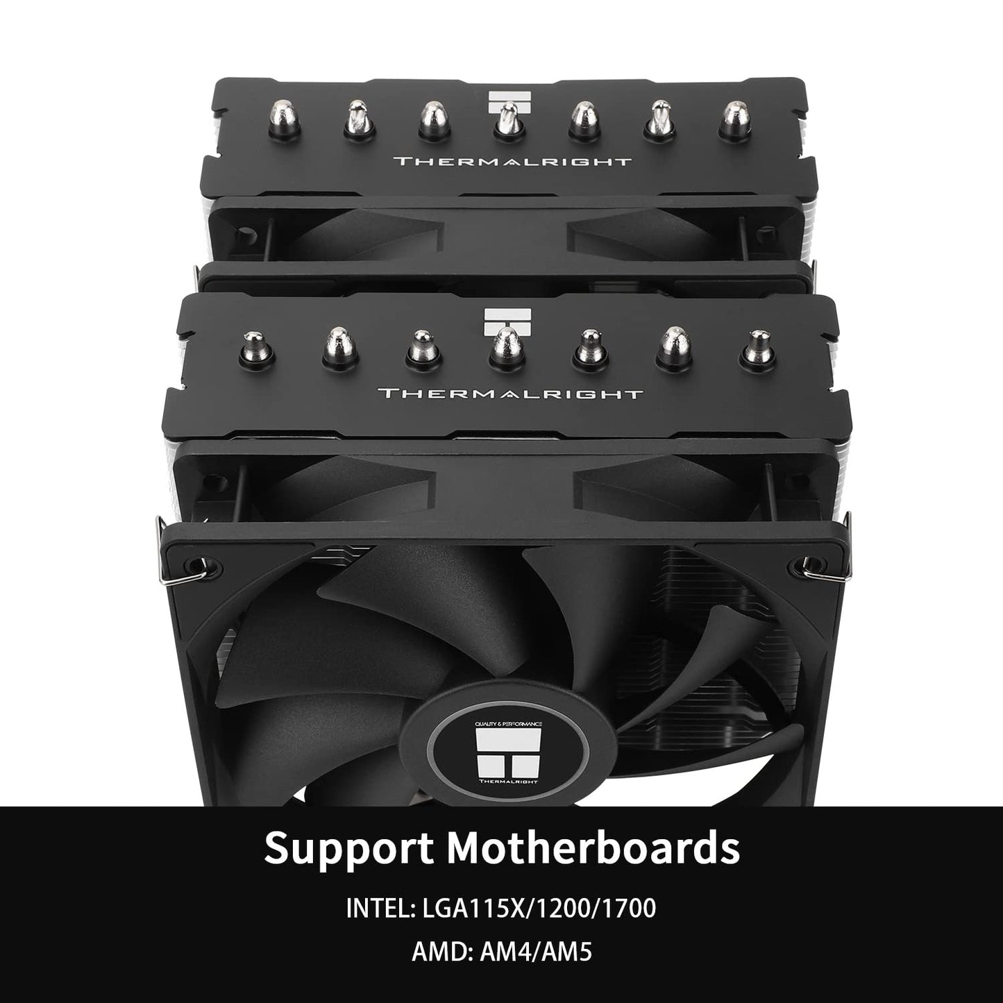 Thermalright Phantom Spirit 120SE CPU Air Cooler, 7 Heat Pipes CPU Cooler,Dual 120mm TL-C12B V2 PWM Fans, AGHP 4.0 Technology,S-FDB Bearing