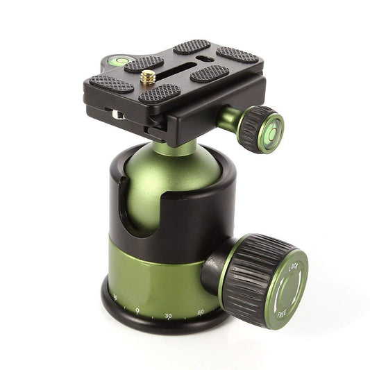 Foto4easy 20KG Aluminium Alloy Heavy Duty Camera Tripod Ball Head with QR Quick Release Plate 1/4" Screw for Canon,Nikon,Sony DSLR Camera Tripods