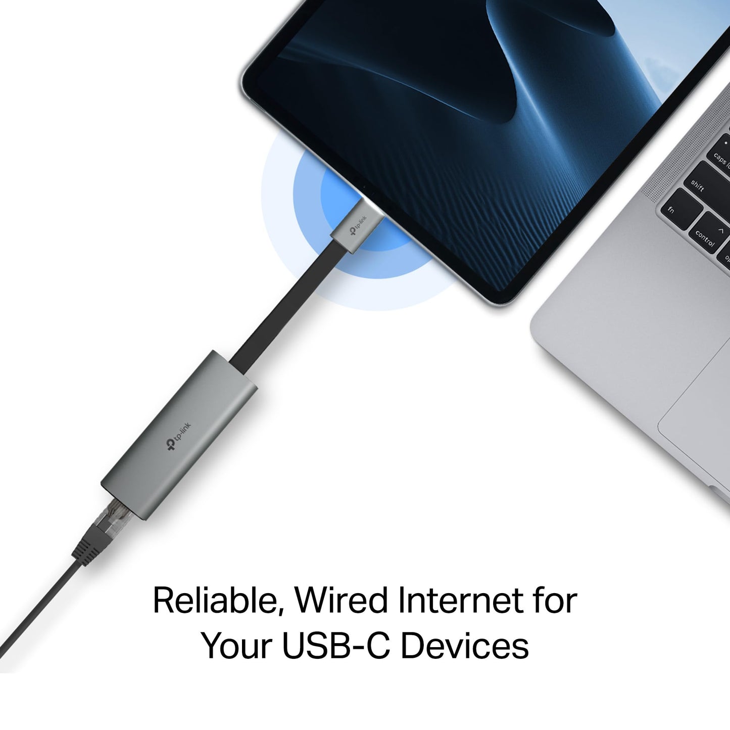 TP-Link USB C to Ethernet Adapter, 2.5 G Plug & Play Network Adapter | Type-C to RJ45 | Aluminum Alloy Case | Thunderbolt 4/3 Compatible for MacBook