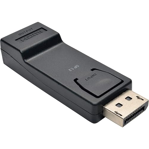 Tripp Lite DisplayPort 1.2 to HDMI Active Converter Adapter, HDCP/DPCP, 4Kx2K @24/30Hz, 6in (M/F) (P136-000-UHD-V2) black