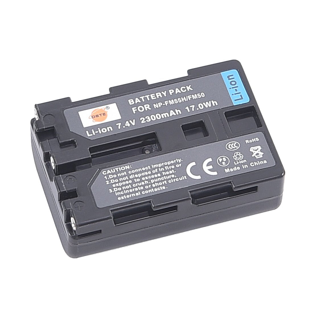 DSTE Replacement for NP-FM50 Li-ion Battery Compatible Sony CCD-FRV DCR-PC DCR-TRV DCR-DVD DSR-PDX GV HVL Series Camera Camcorder as NP-FM30 NP-FM51