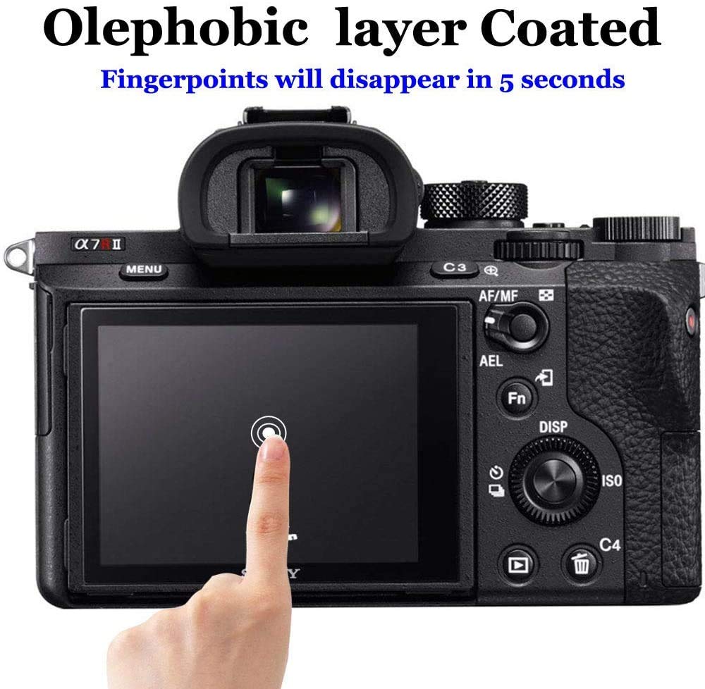 Screen Protector for Canon EOS 5D Mark IV III Camera, 9H Tempered Glass LCD Screen Protection, ULBTER 5D3 5D4 Anti-scrach Anti-Fingerprint Anti-Bubble